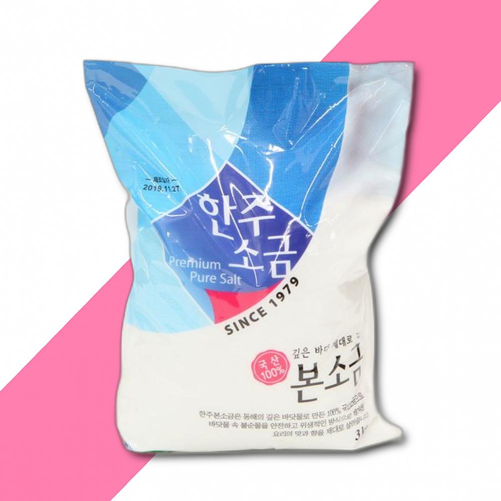한주소금 본소금 3KG 소금 국산 국내산 : 신도유통