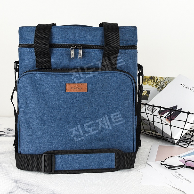 와인 보냉백 파우치 쿨링백 피크닉 칠링백 캠핑 가방 스페이스 그레이 - 상세 이미지 3
