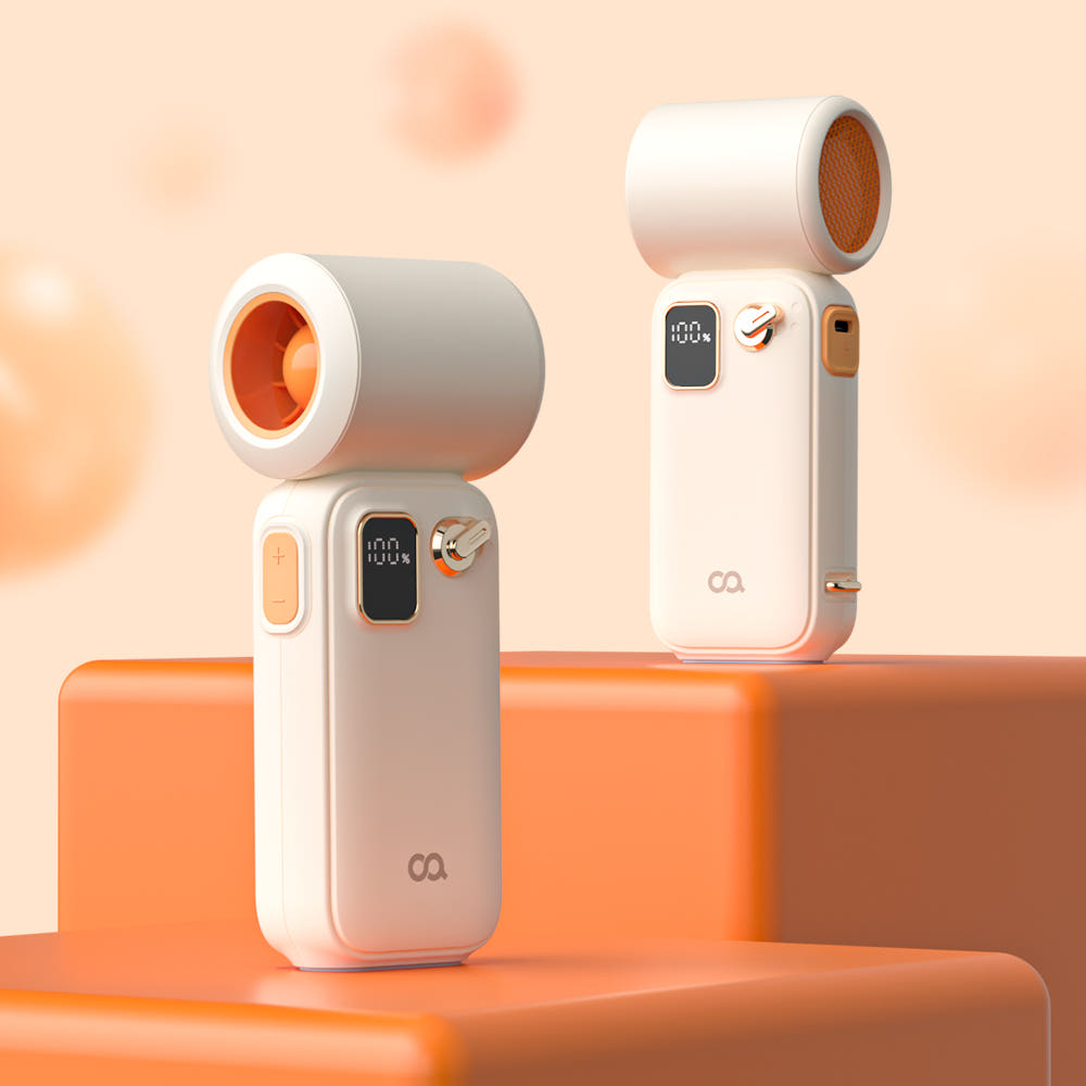 오아 컬러젯 휴대용 미니 손 선풍기 BLDC 초강력 핸디 핸드 손풍기 캠핑에어건