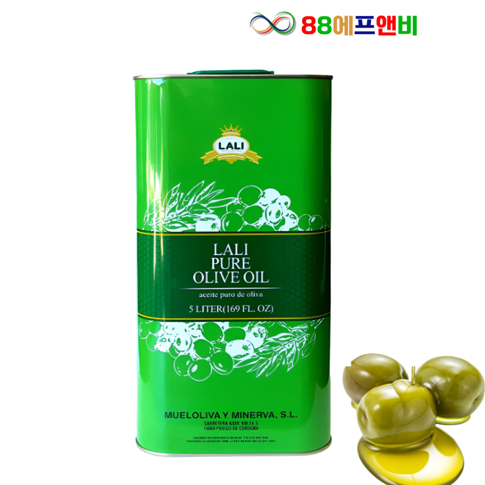 라리 퓨어 올리브오일 5L/ 올리브유 파스타 양식 압착 엑스트라버진 대용량