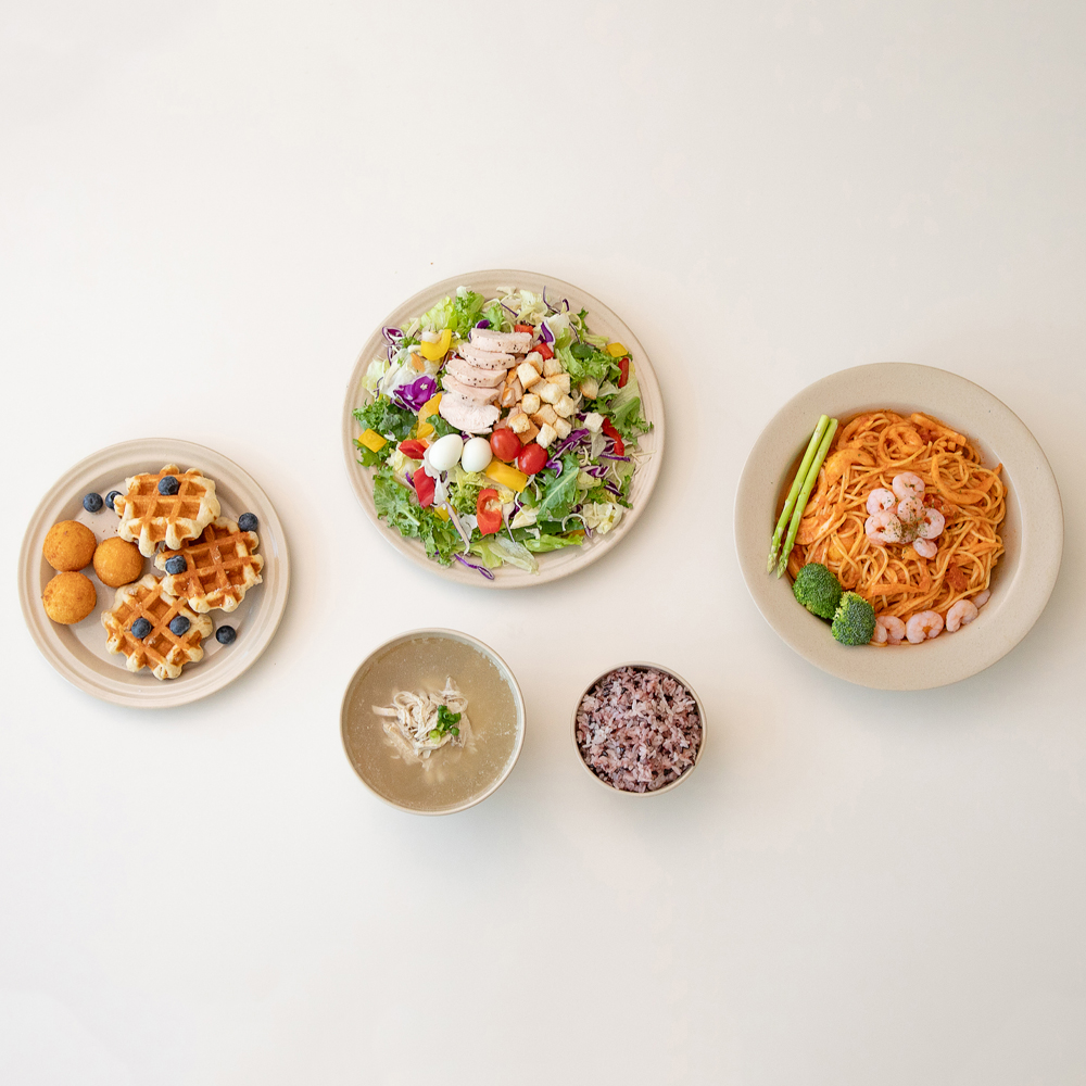 프리첸 썸데이 홈식기 5P세트 그릇 자취 혼밥 캠핑 카페 식당 양식 디저트 그릇 - 상세 이미지 2