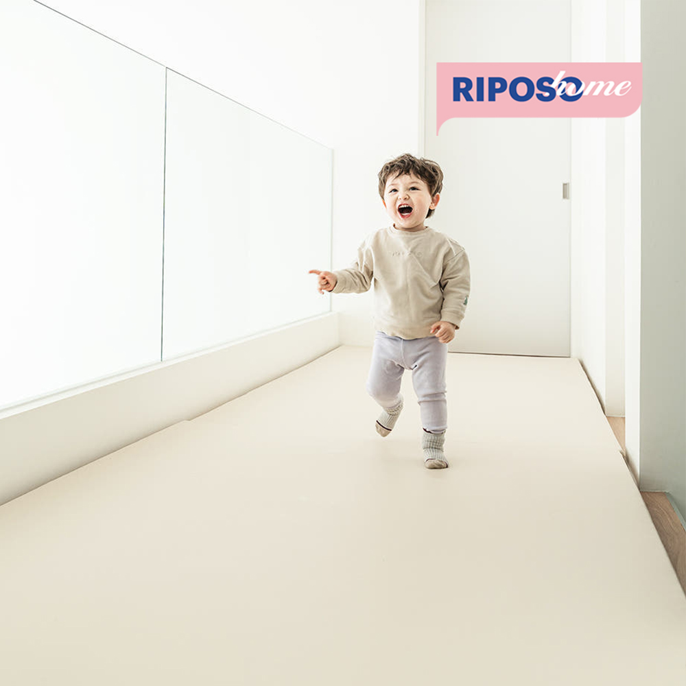 리포소홈 층간소음 틈새없는 폴더매트 원매트 아기 유아 거실 놀이방 140x200 아이보리