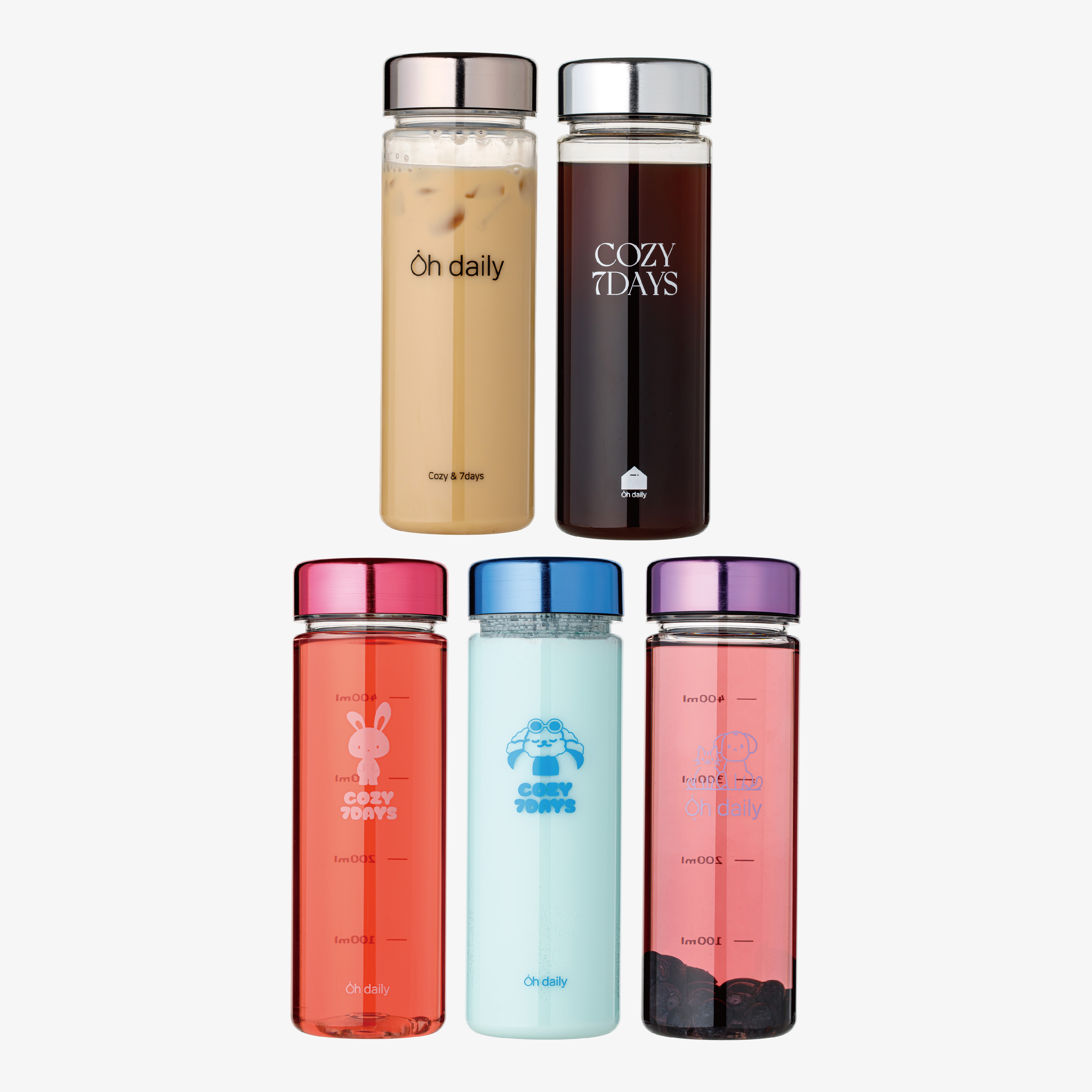오데일리 Oh daily 메탈 뚜껑 트라이탄 보틀 500ml (5color) 프리미엄 물병 - 상세 이미지 4