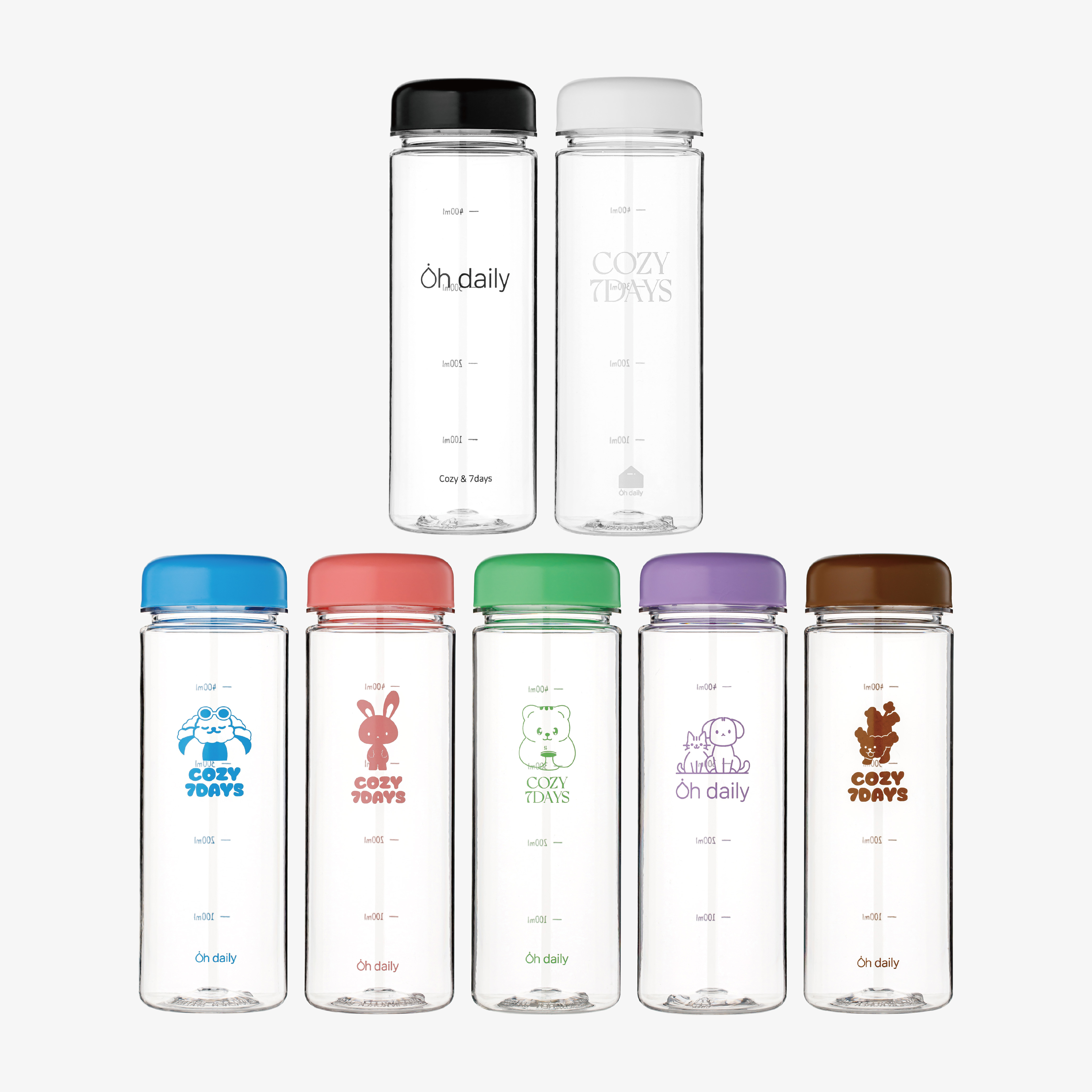 오데일리 휴대용 베이직 트라이탄물병 500ml 국내산 보틀 (7color) - 상세 이미지 3