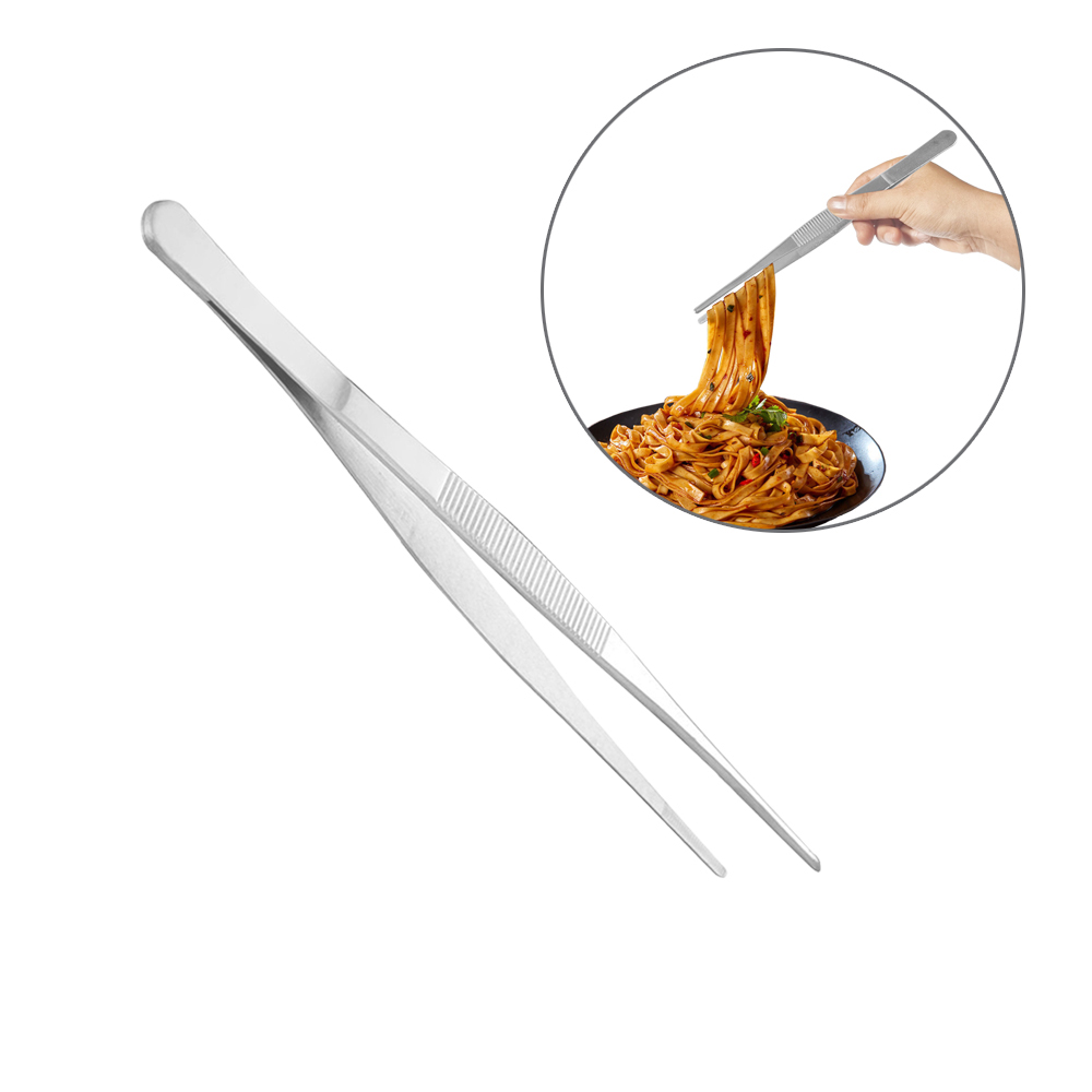 20cm 스텐 (요리 핀셋 A타입 소형) 주방 키친 요리 음식 집게 플레이팅 도구 - 상품 이미지
