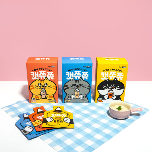 펫라벨 캣쮸쮸 고양이간식 연어 30gx10p - 상세 이미지 2