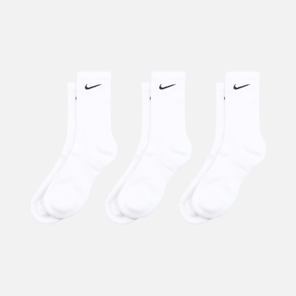 나이키 에브리데이 스우시 장목 양말 3팩 SX7664-100