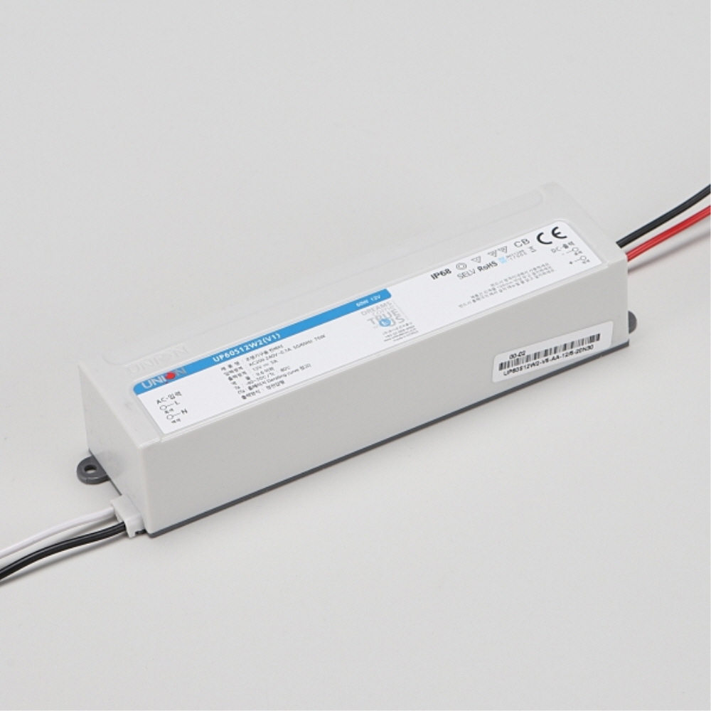 국산 LED 컨버터 SMPS DC12V 60W UP60S12W2(V1) 방수 안정기 유니온 - 상세 이미지 3