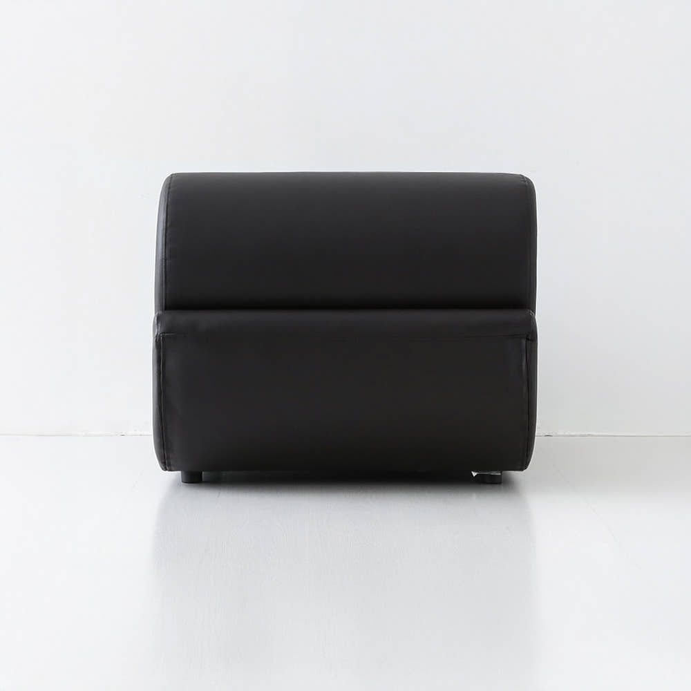 앰보 1인 소파 등받이 분리형 블랙브라운 8780.4970