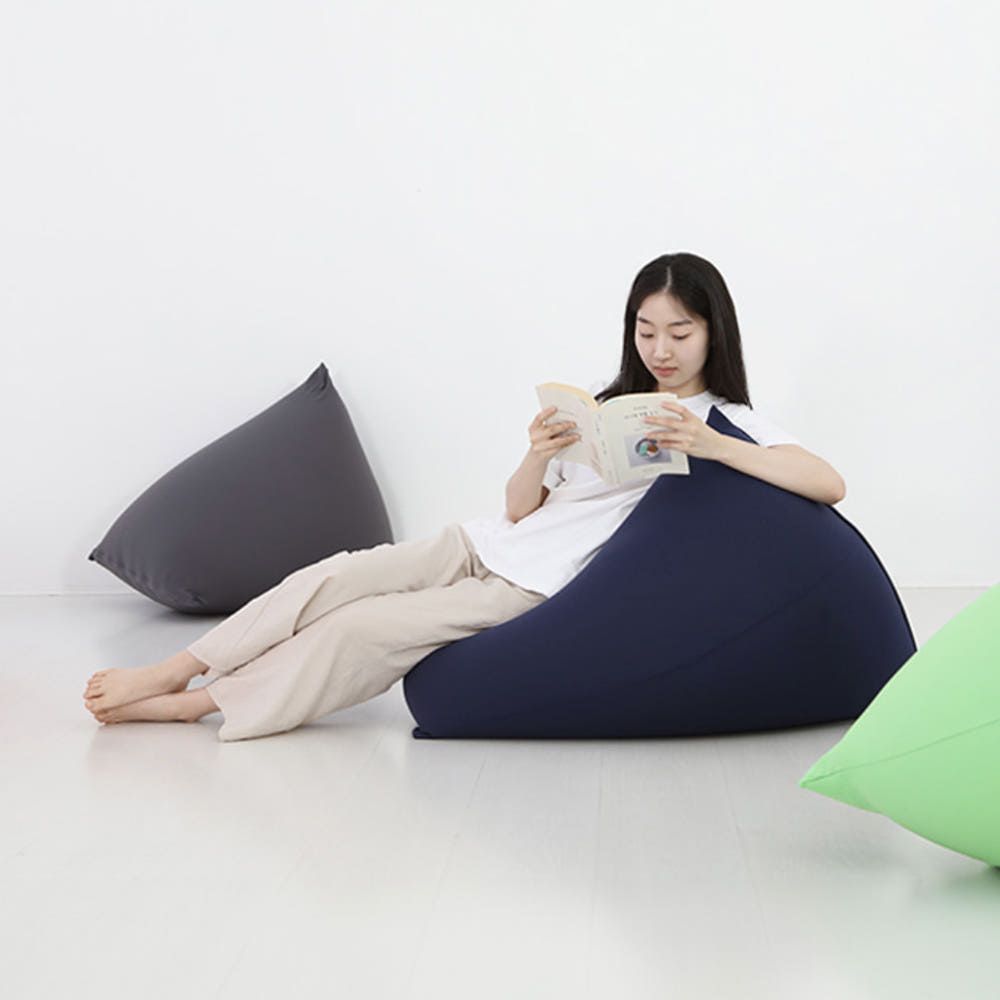 앰보 1인 패브릭 빈백소파 LS003 핑크 6854.3258