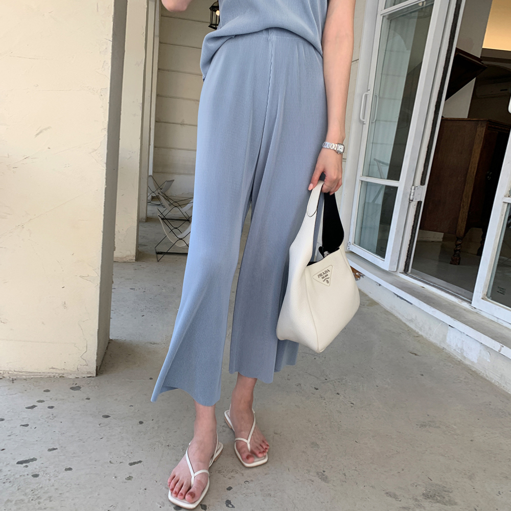 에르미르 플리츠 밴딩 팬츠