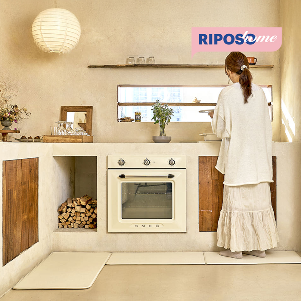 리포소홈 츄잉 PVC 주방매트 발 욕실 현관 다용도 발편한 매트 37x70