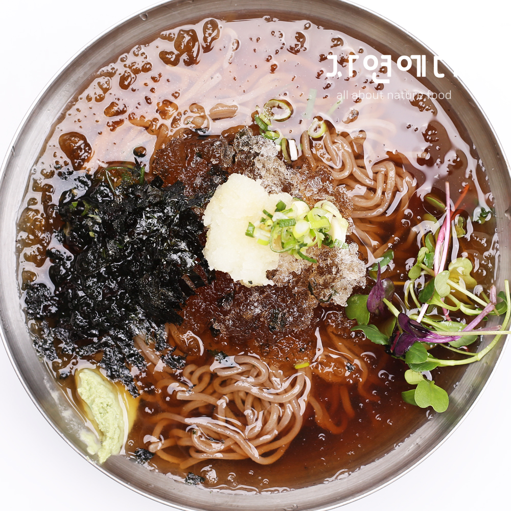 생면으로 만든 별미 메밀국수 1kg + 시원한메밀장6봉 : 자연에더
