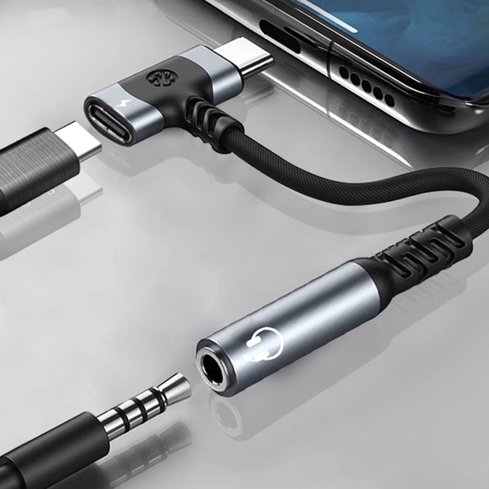 C타입 이어폰젠더 통화 마이크 충전 CTO3.5mm 이마