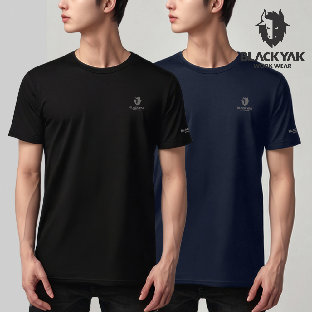 블랙야크 남자 기능성 반팔 쿨 티셔츠 냉감 쿨링 쿨티 에어로쿨 워크웨어 - 상세 이미지 2