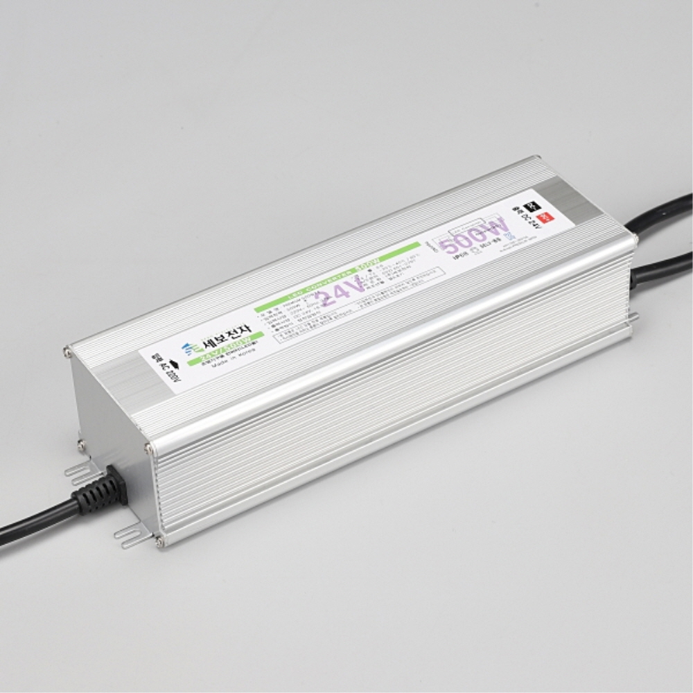 국산 LED 컨버터 SMPS DC24V PRIMIUM 500W 방수 안정기 세보전자 - 상세 이미지 2