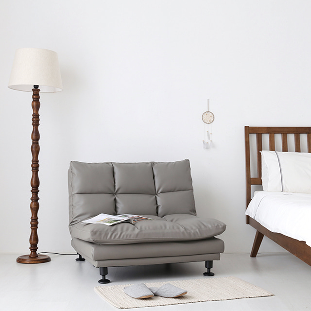 앰보 1인 멀티 소파 스툴미포함, 그레이 1923.1843