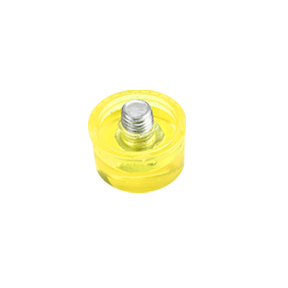 (양용 고무망치 교체용 헤드 1호 옐로 25mm) 리필 더블 헤드 diy 가죽 금속 공예 작업 목공 마루 해머 망치 - 메인 이미지