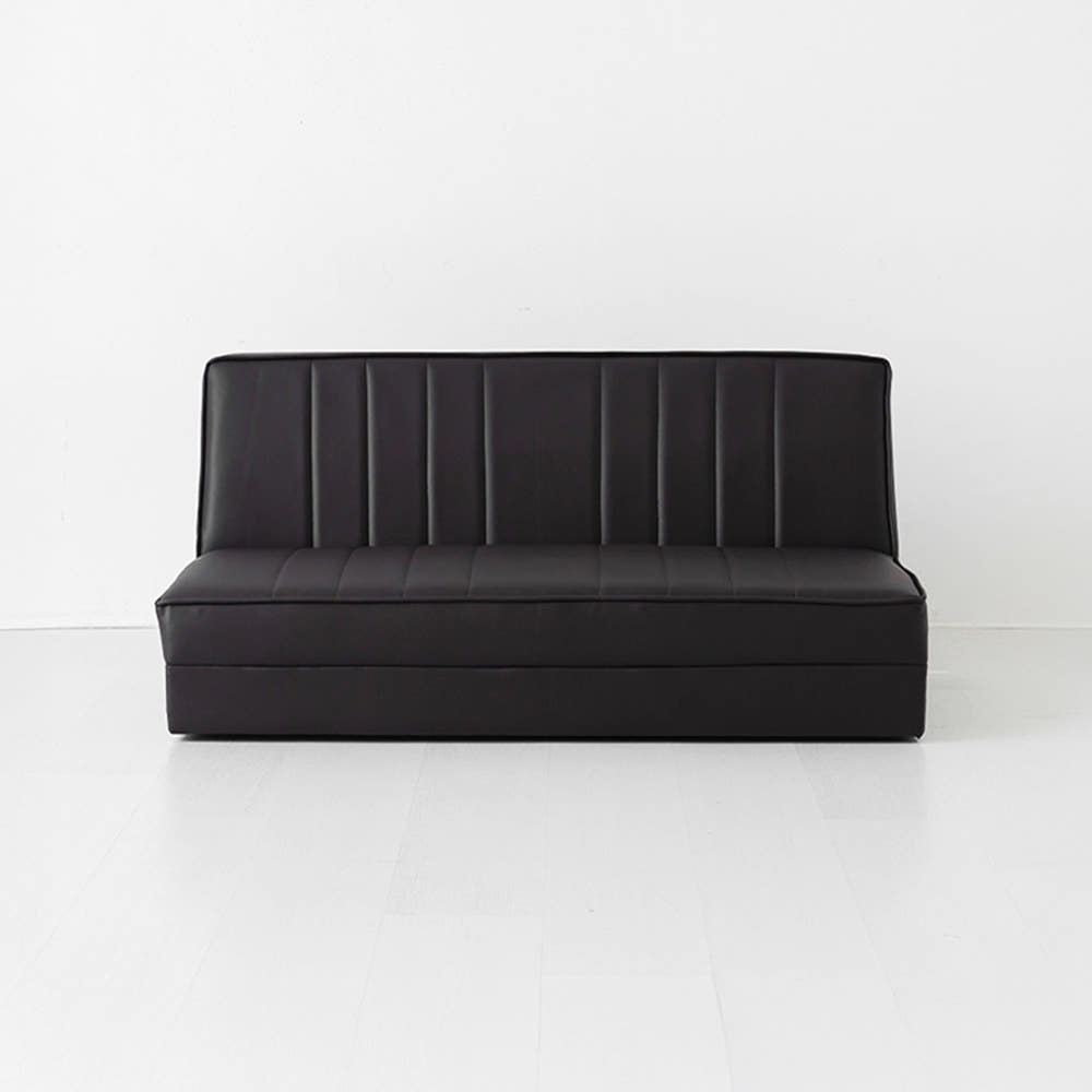 앰보 2인소파 일자형 블랙브라운 7105.7043