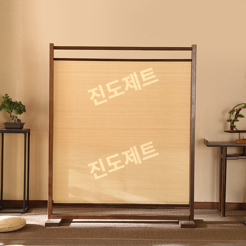 전통 파티션 병풍 한식집 인테리어 문양 가림막 가벽 180x150cm 길조학 집회 - 상세 이미지 4