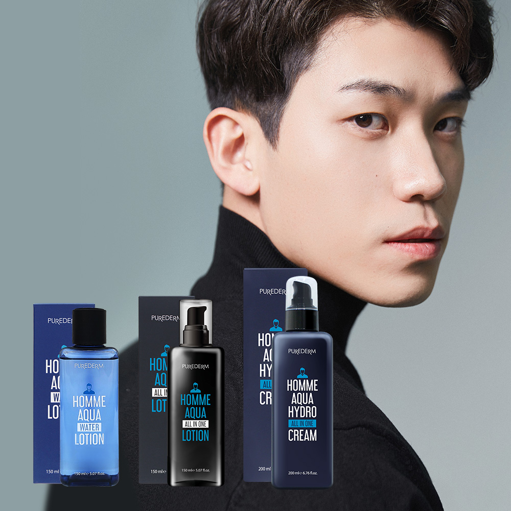 [1+1] 남자화장품 스킨 아쿠아 올인원 워터로션 150ml 이미지 3