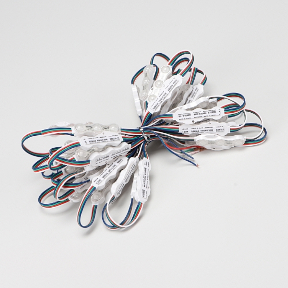국산 LED 3구 모듈 RGB 5050 Z3U-V05-F 렌즈형 100개 문자 간판 조명 인터원 이미지 6