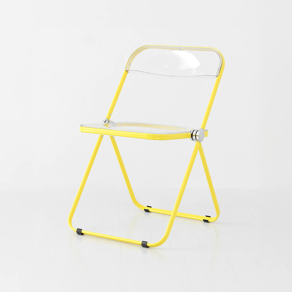 빙그리 투명접이식의자 옐로우/클리어 6022.2086