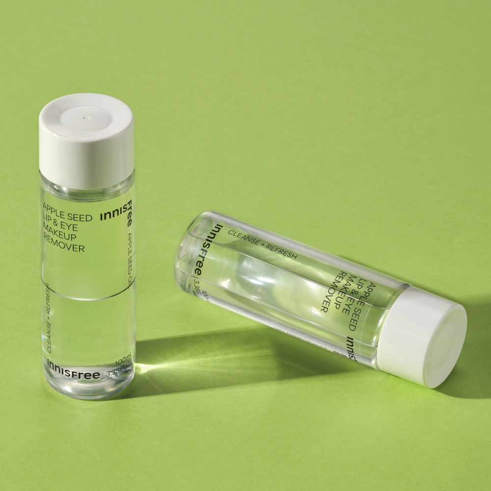 이니스프리 애플 씨드 립앤아이 메이크업 리무버 100mL 2개입 - 상품 이미지