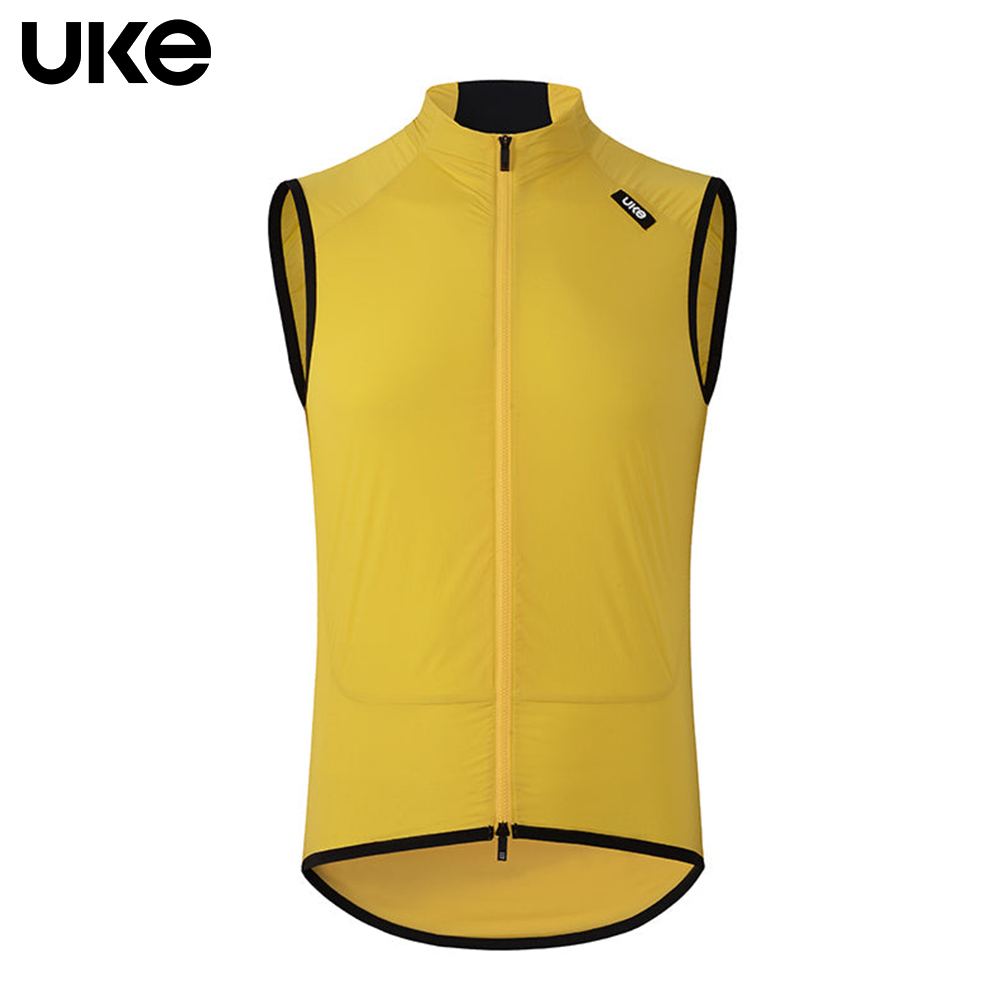 유키 GM001 자전거 질렛 바람막이 조끼 남성용 Gilet CL-1 Yixing - Yellow - 상품 이미지