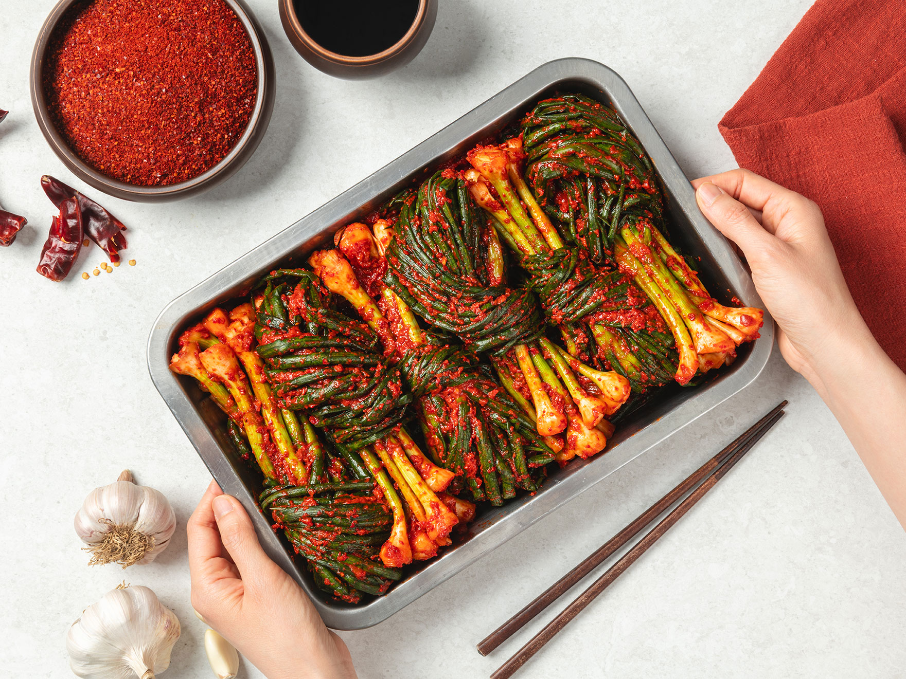 김가연 국내산 파김치 1kg 쪽파김치 주문 양념 맛있는 무침 맛집 대파 이미지 4