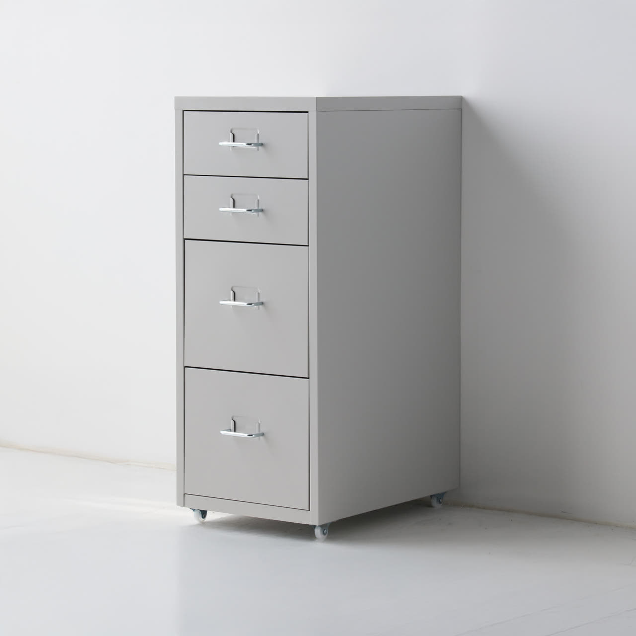 OFFICY 서랍장 280mmx410mmx685mm, 2.2단, 다크그레이 2786.7549 이미지 7