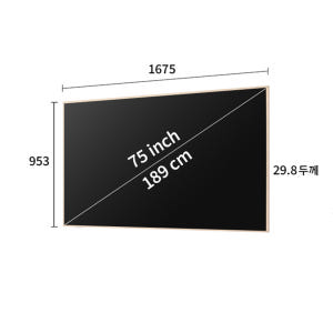 TCL 4K QLED 프레임 TV A300W, 벽걸이형 X 상세 이미지 3