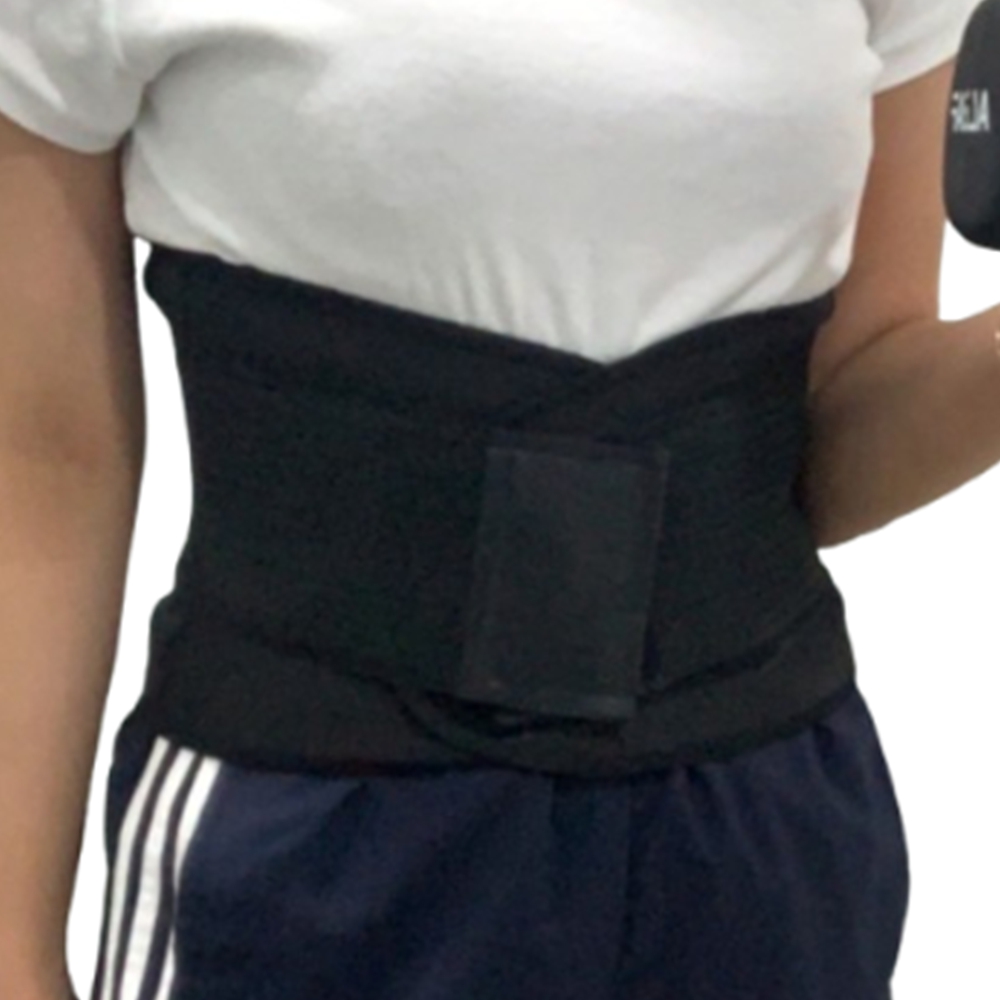 강력 2중압박 허리복대 지지대 바른자세 메쉬밴딩 L사이즈