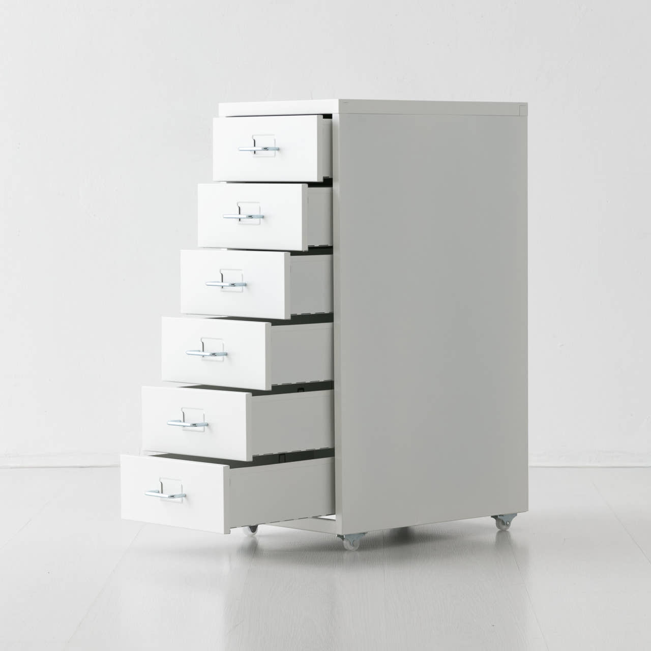 OFFICY 서랍장 280mmx410mmx685mm, 6단, 다크그레이 2403.1338 이미지 8