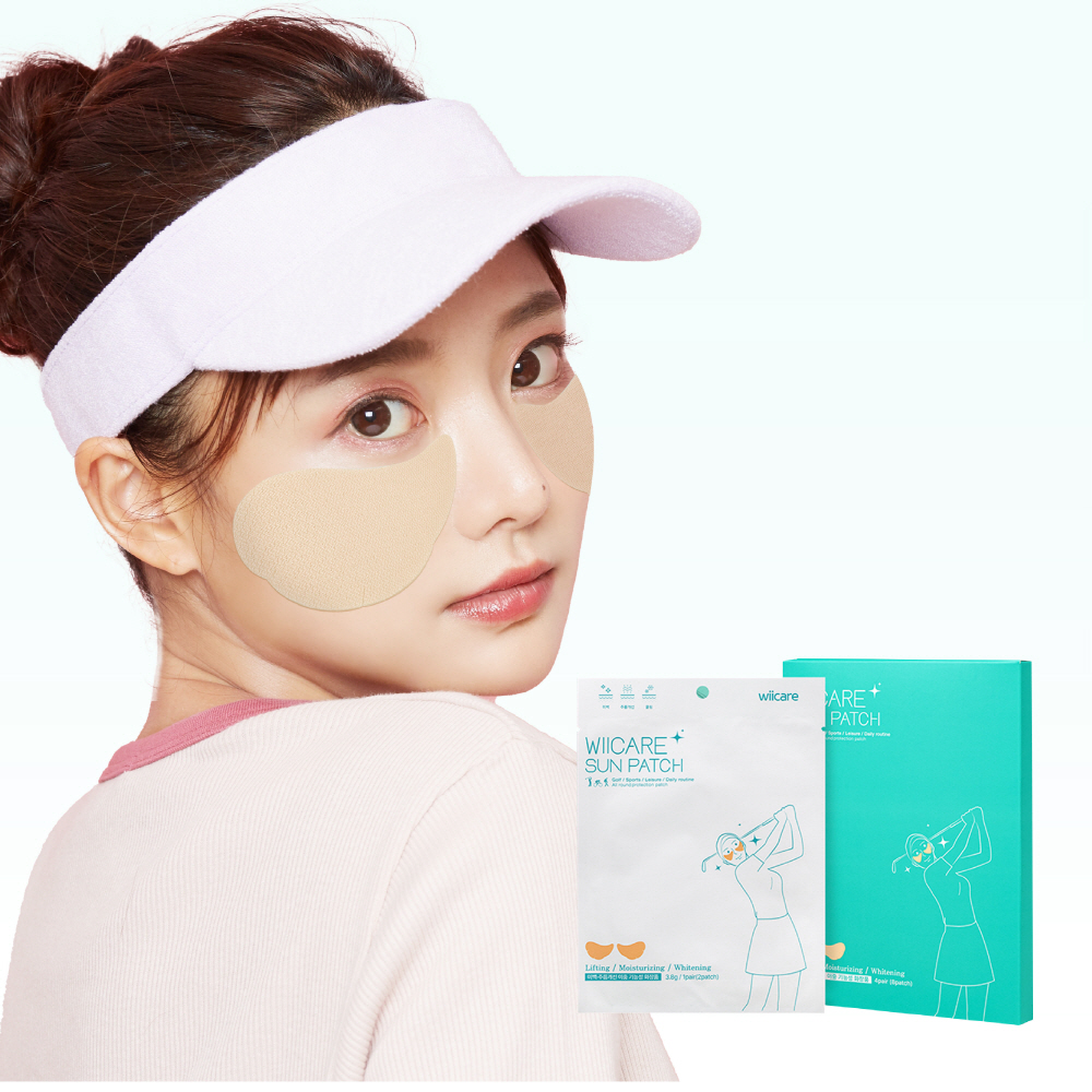 썬 패치 얼굴 자외선 햇빛 차단 볼 광대 아이 기미 UV 여름 골프 4매입, 3개 이미지 7