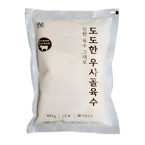 한우 사골 육수 400g 곰탕 - 상품 이미지