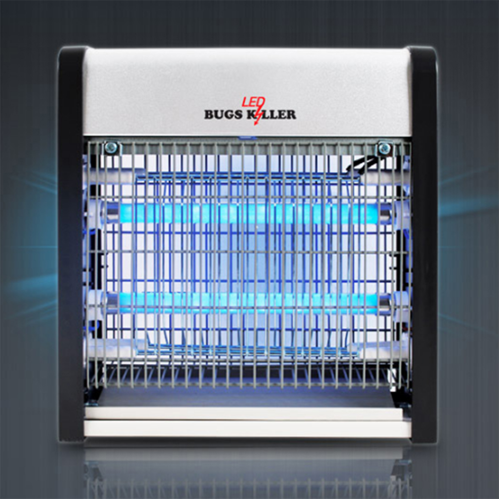 LED 해충 퇴치기 12W 업소용 가정용 전기 야외 램프 모기 벌레 날파리 기계 퇴치 - 상품 이미지