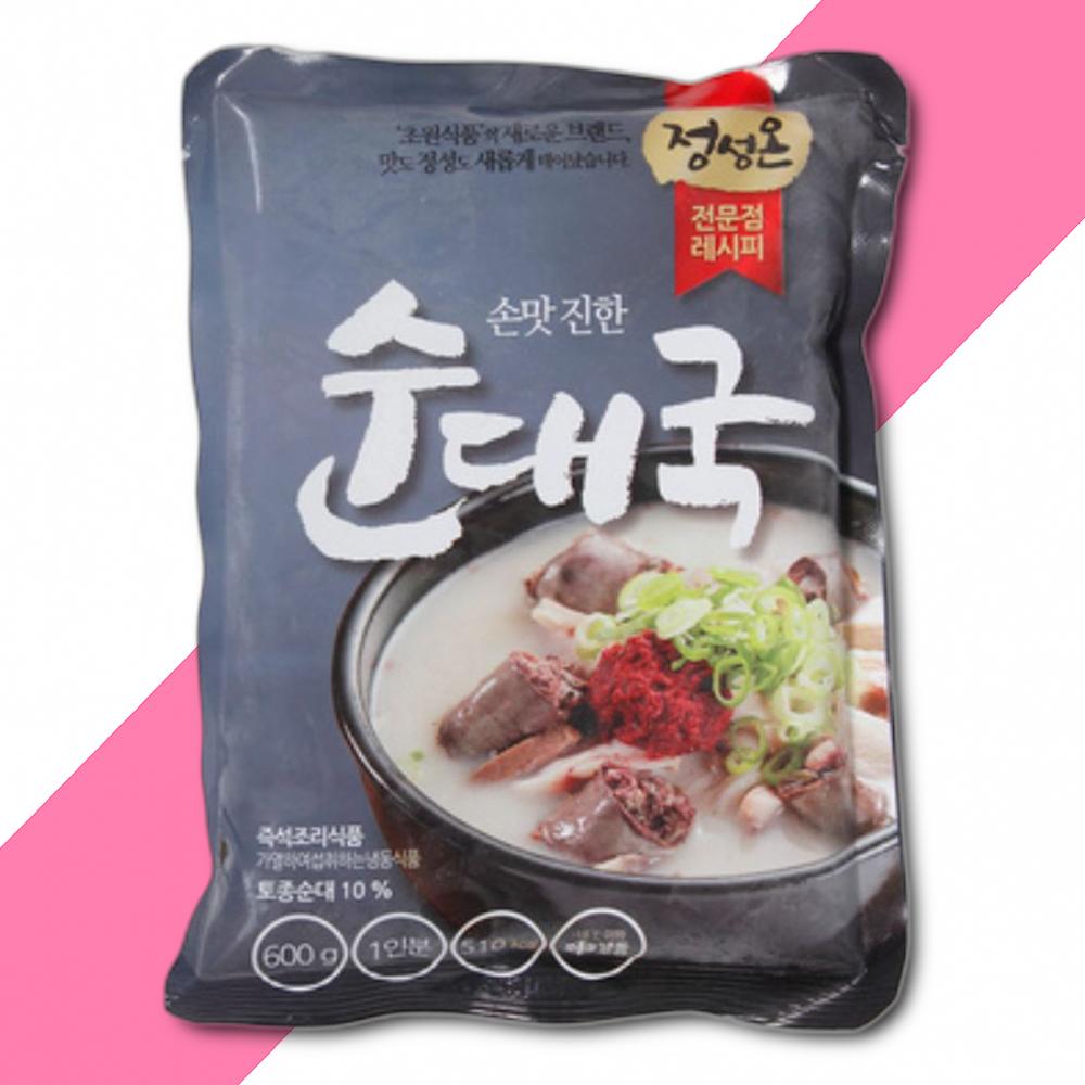 정성온 순대국 600G 대국 600 정성 식품 : 신도유통