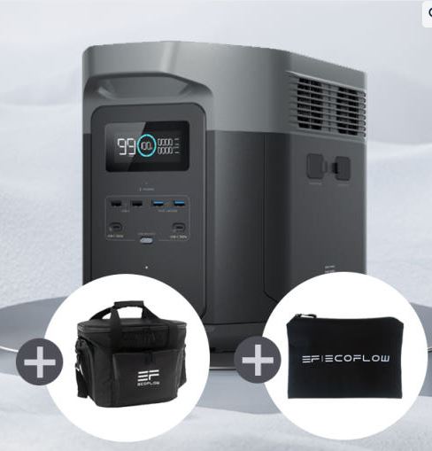 에코플로우 델타2 맥스 인산철 배터리 올인원 캠핑 차박 가방 세트