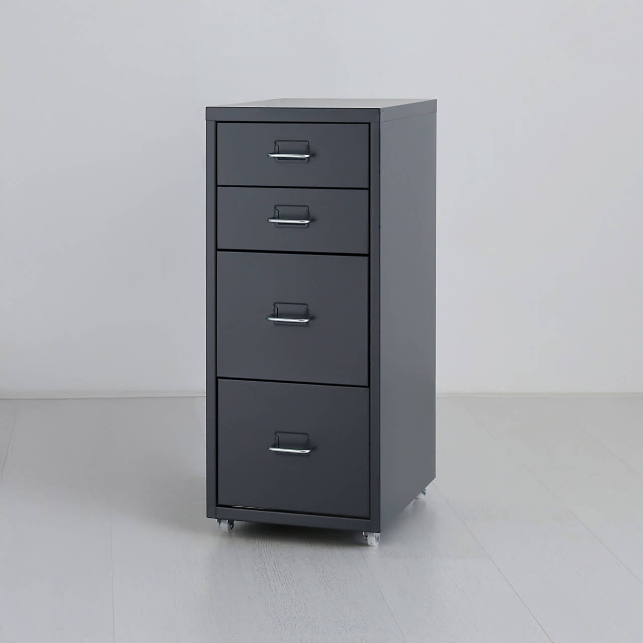 OFFICY 서랍장 280mmx410mmx685mm, 2.2단, 다크그레이 2786.7549 이미지 6