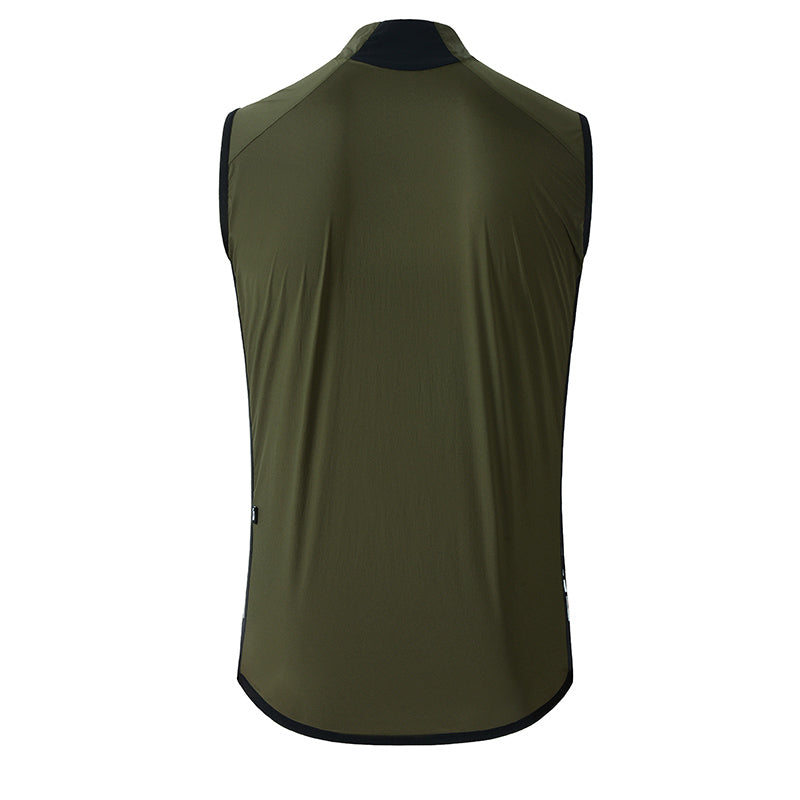 유키 GM001 자전거 질렛 바람막이 조끼 남성용 Gilet CL-1 Yixing - OliveGreen - 상세 이미지 2