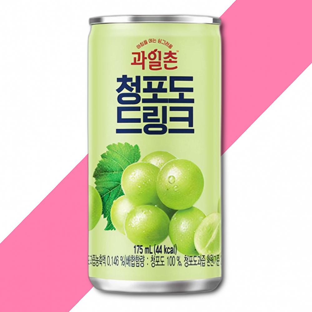 과일촌 청포도 드링크 175mlx30캔x3박스 : 신선뜨락