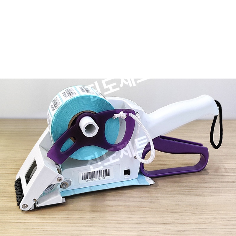 수동 라벨부착기 가격 표시 롤택기 바코드 부착기 포장 bsc-60 (2~6cm) - 상품 이미지