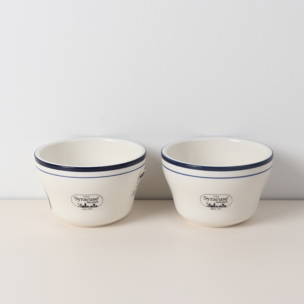 집들이 선물 시라쿠스 뉴욕 킹스인 밥공기 세트 2개, 10.5cm, 블루 - 상품 이미지