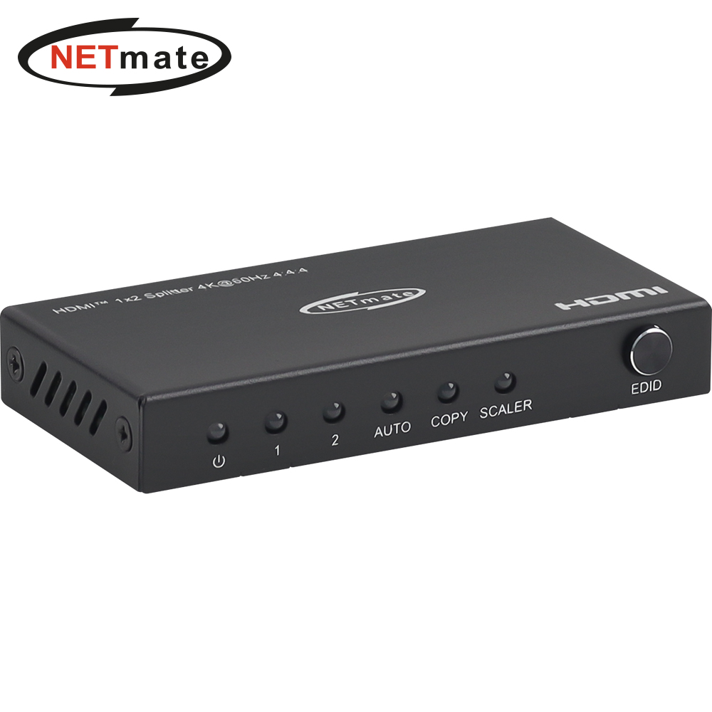 강원전자 넷메이트 4K 60Hz HDMI 1:2 분배기 NM-HSP4602