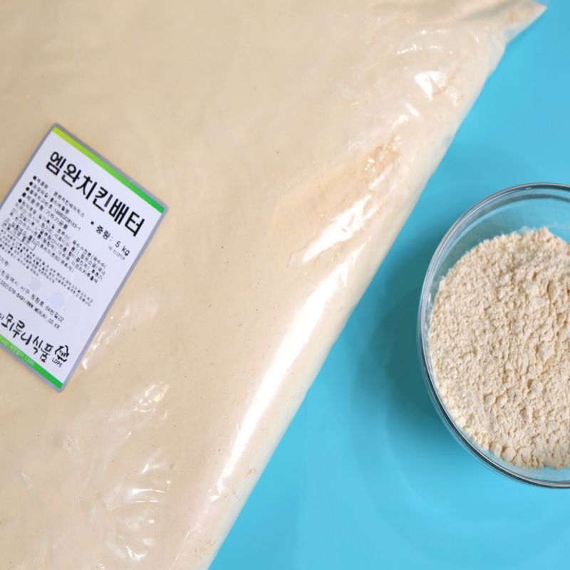 뫼루니식품 양념 치킨파우더 엠완치킨 배터믹스 5KG 윙봉 닭다리 - 상세 이미지 2