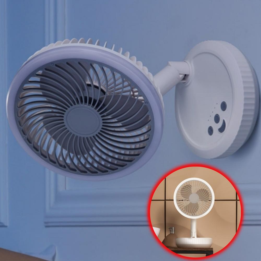 화장실 선풍기 무선 욕실선풍기 미니 벽걸이 접이식선풍기