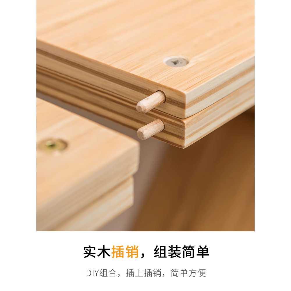 벌집모양 우드 진열장 주방 벽면 벽선반 수납장 찻장 12칸 - 상세 이미지 5