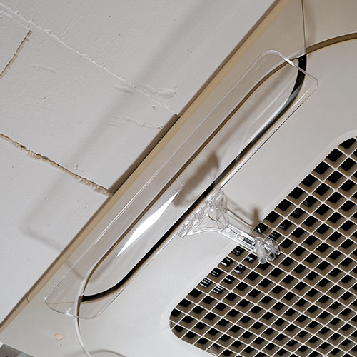 윈드코어 시스템 히터 에어컨 냉온풍 바람막이 무타공 천장형 가드 가림막 날개 무접착