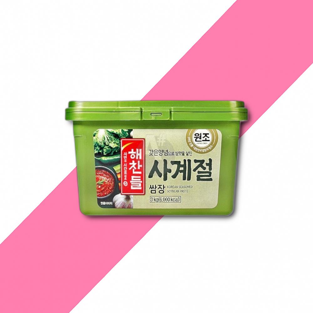 해찬들 사계절쌈장 3KG X 2개 업소용 : 제이엔유통